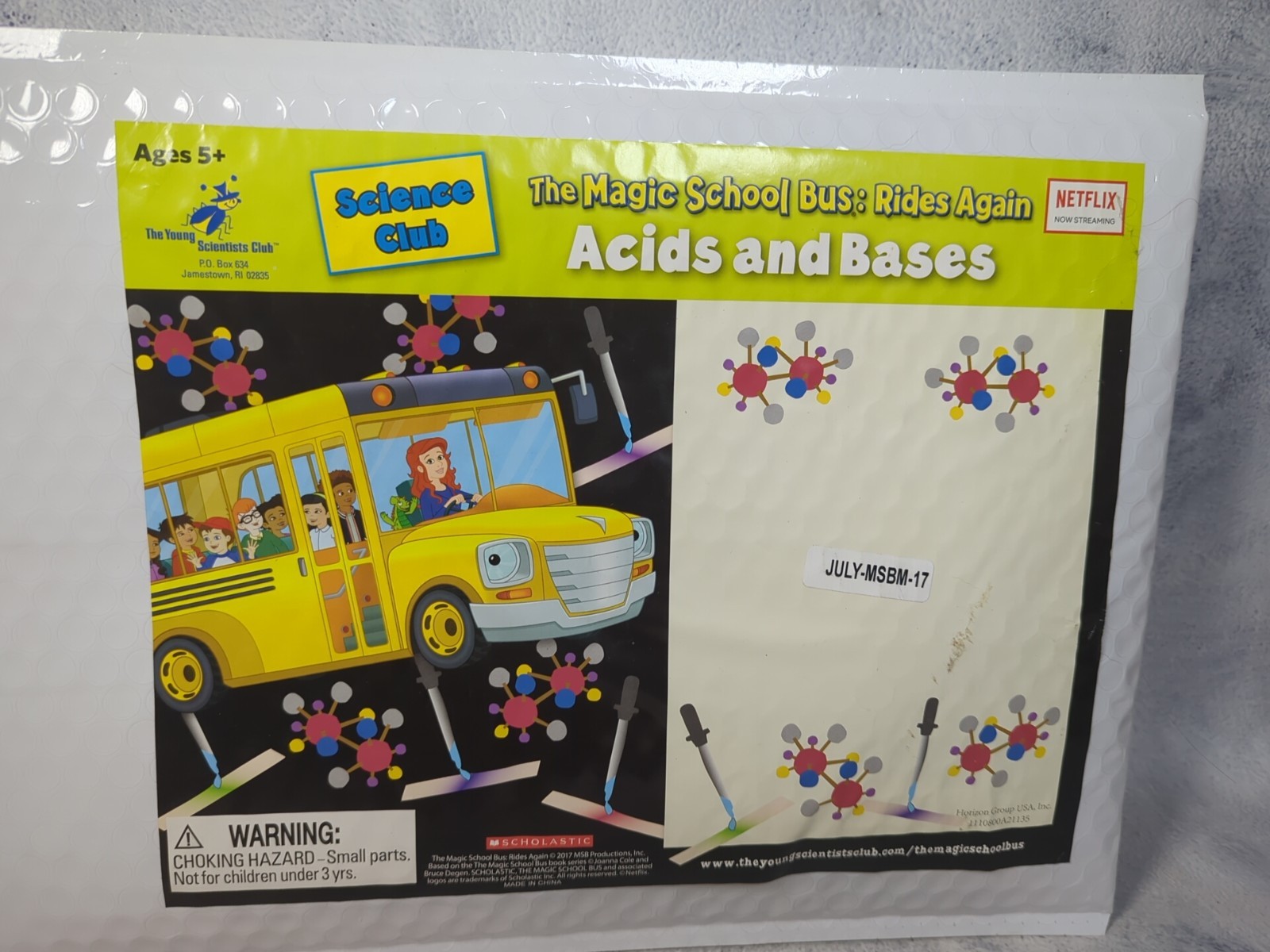 Magic School Bus Science Club Project Experiment Home School Kits Lot of 11 Nos