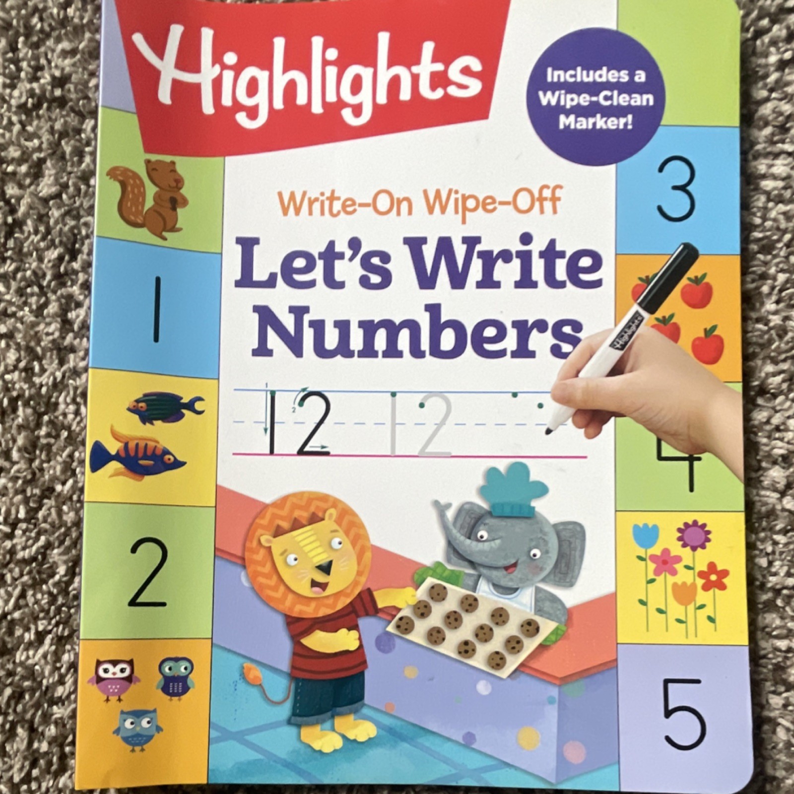 Highlights Write-On Wipe-Off Preschool Activity Books Alphabet/Letters 3-5 yrs