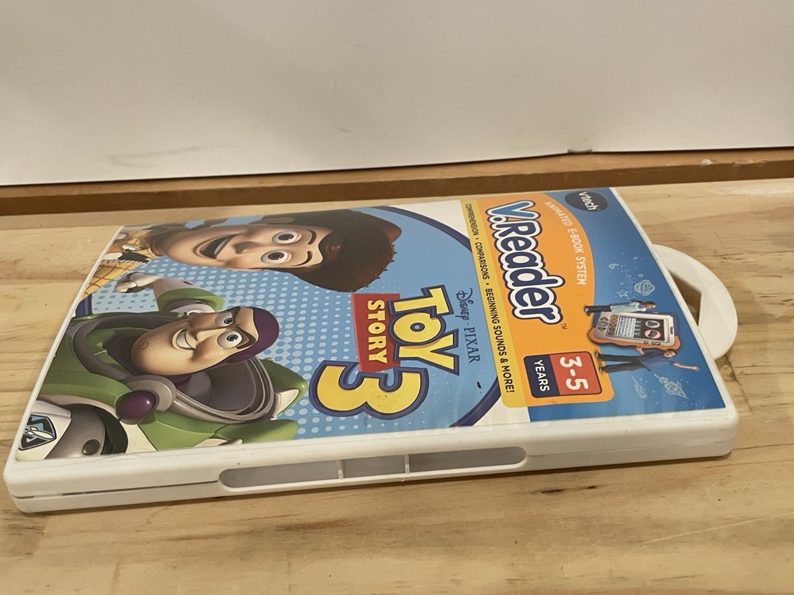 PIXAR TOY STORY 3 DISNEY VTECH V Reader Reading Learning Game (Plus 2nd Game)