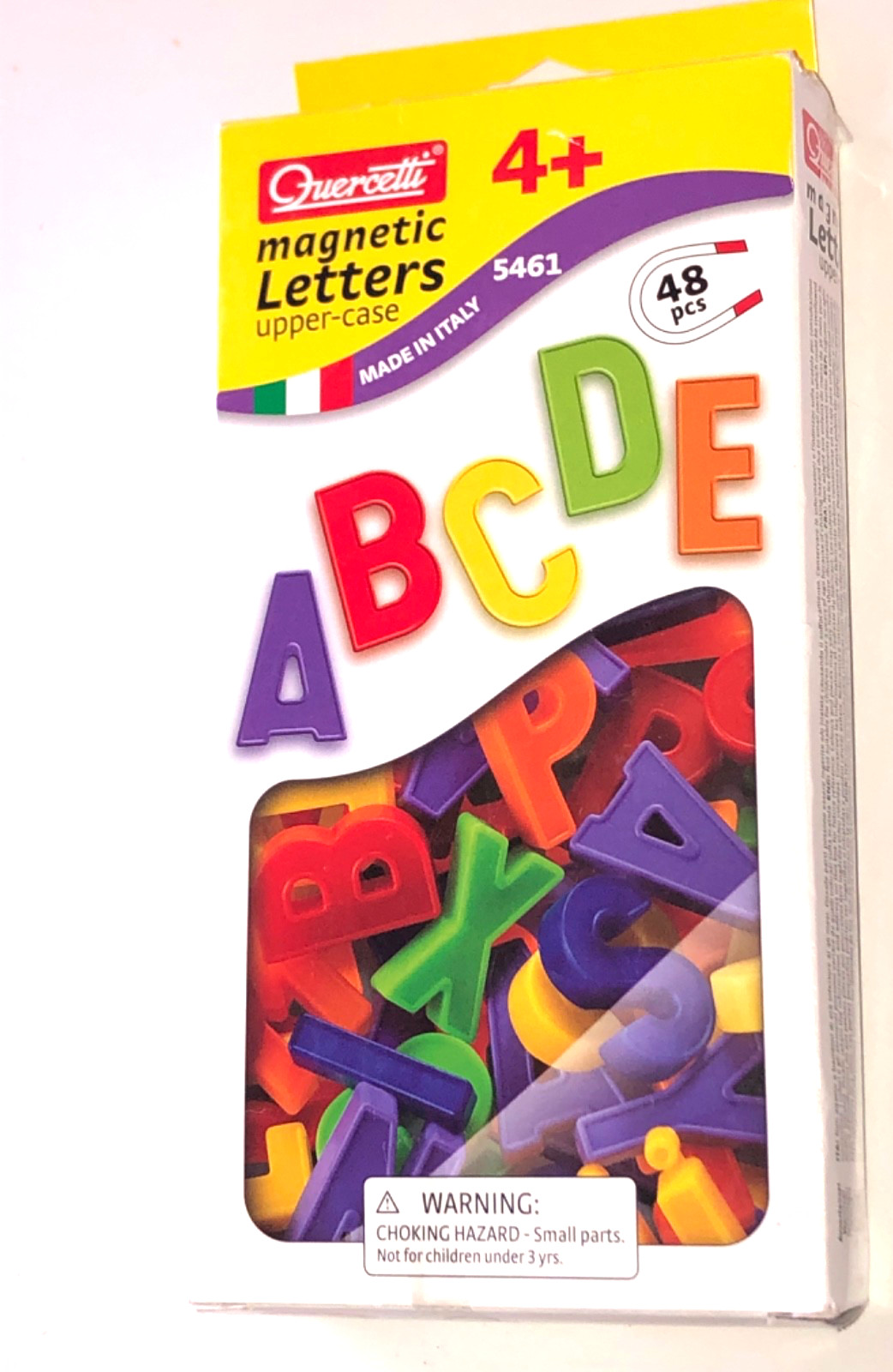 QUERCETTI MAGNETIC LETTERS 48 PIECES MADE IN ITALY #5461 NIB Free Shipping!