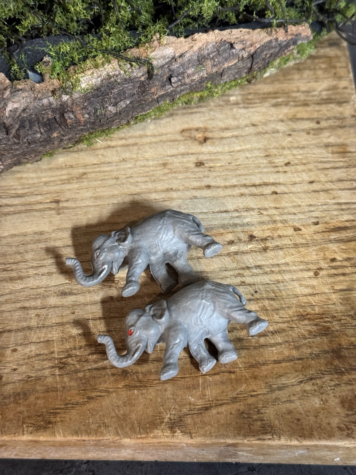 Miniature Dollhouse Toy Elephant Zoo Safari Circus Animal Figurine Plastic