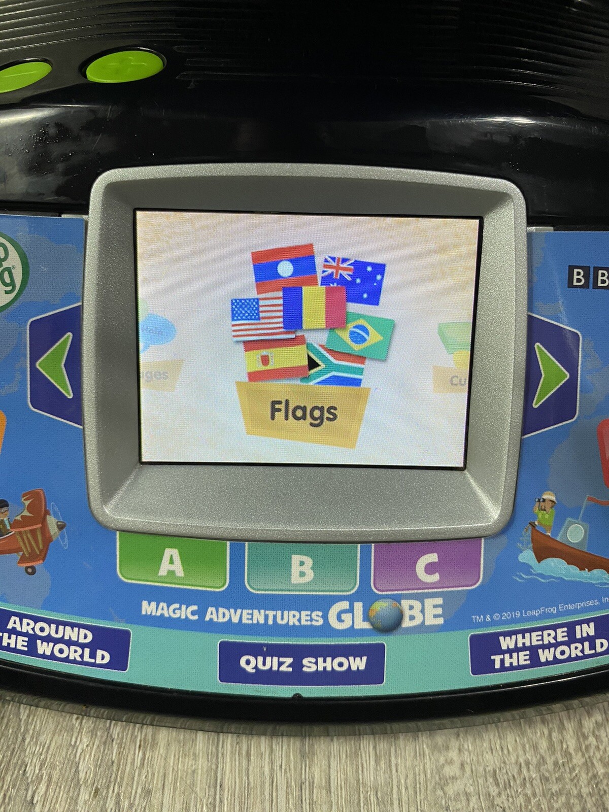 LeapFrog Magic Adventures Globe 2.8″ Video Screen BBC Videos Interactive Games
