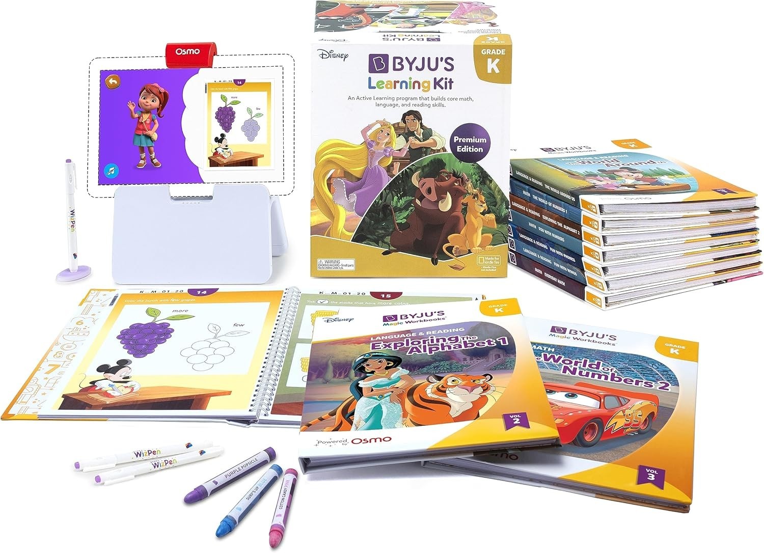 BYJU’S Learning Kit: Disney, Kindergarten Premium Edition Ages 4-6 DISNEY