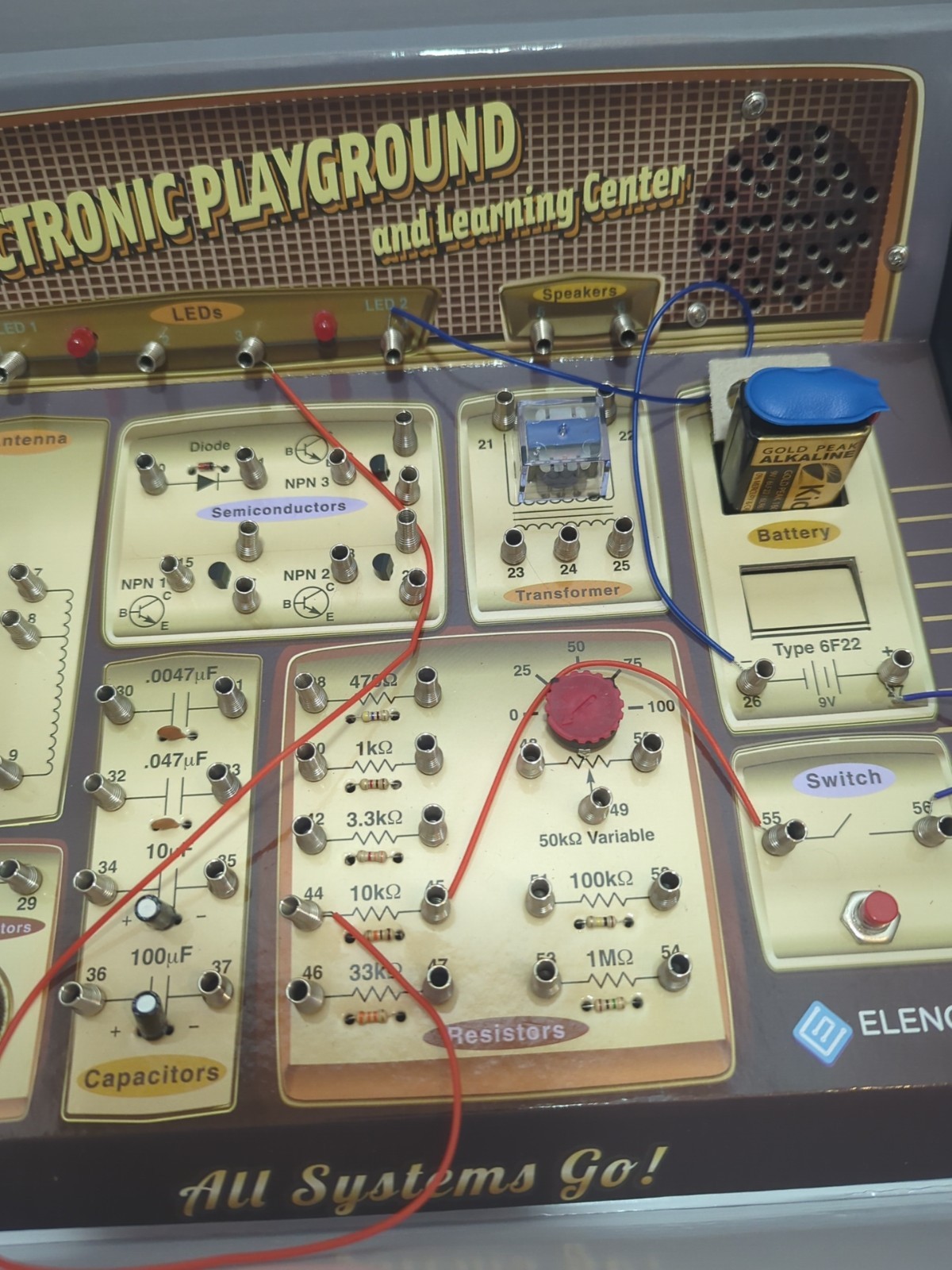 Elenco Electronic Playground And Learning Center 60-in-One Experiments Used