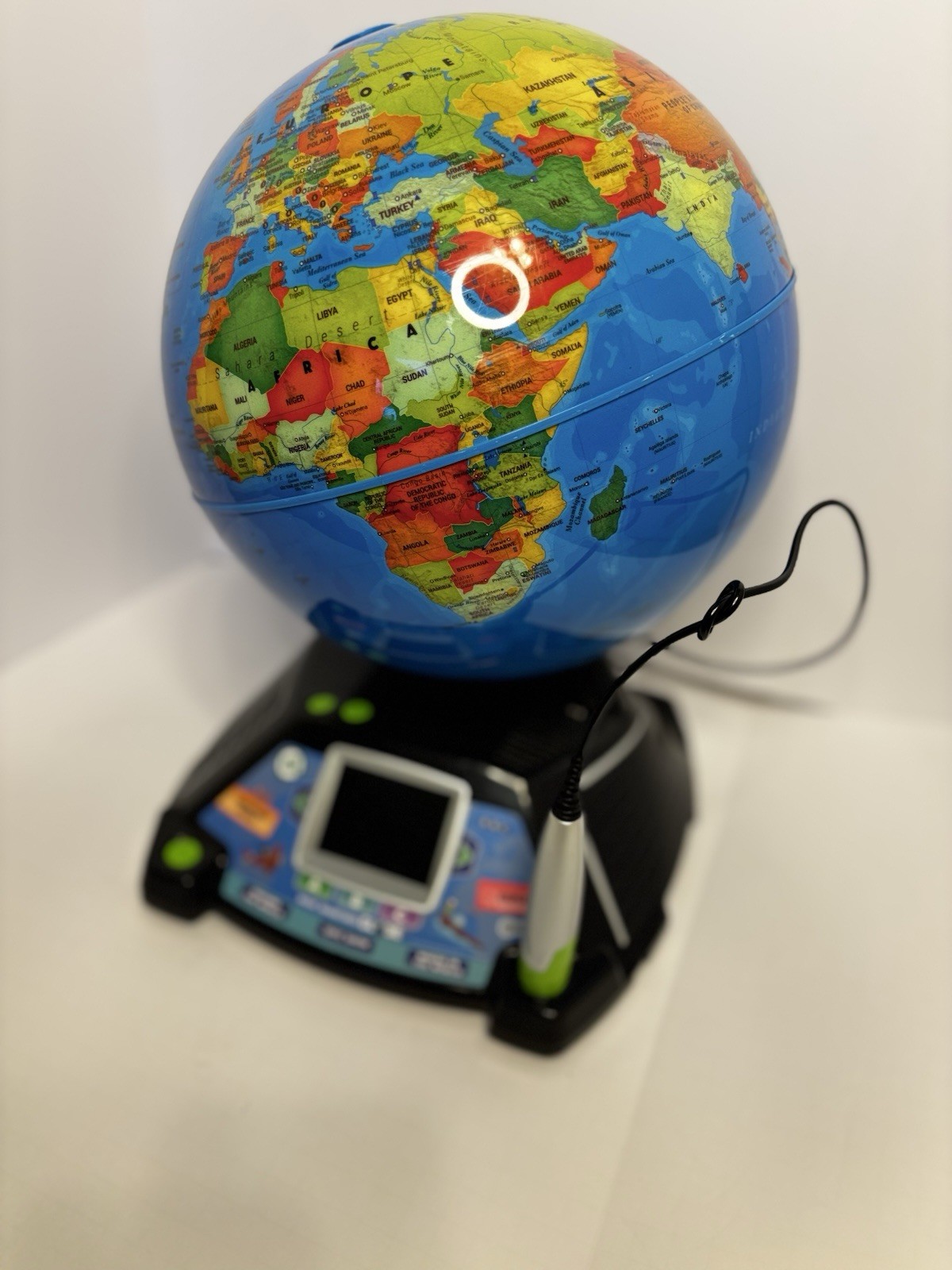 Leapfrog Magic Adventures Globe LCD Video Screen Kids Toy Interactive Works