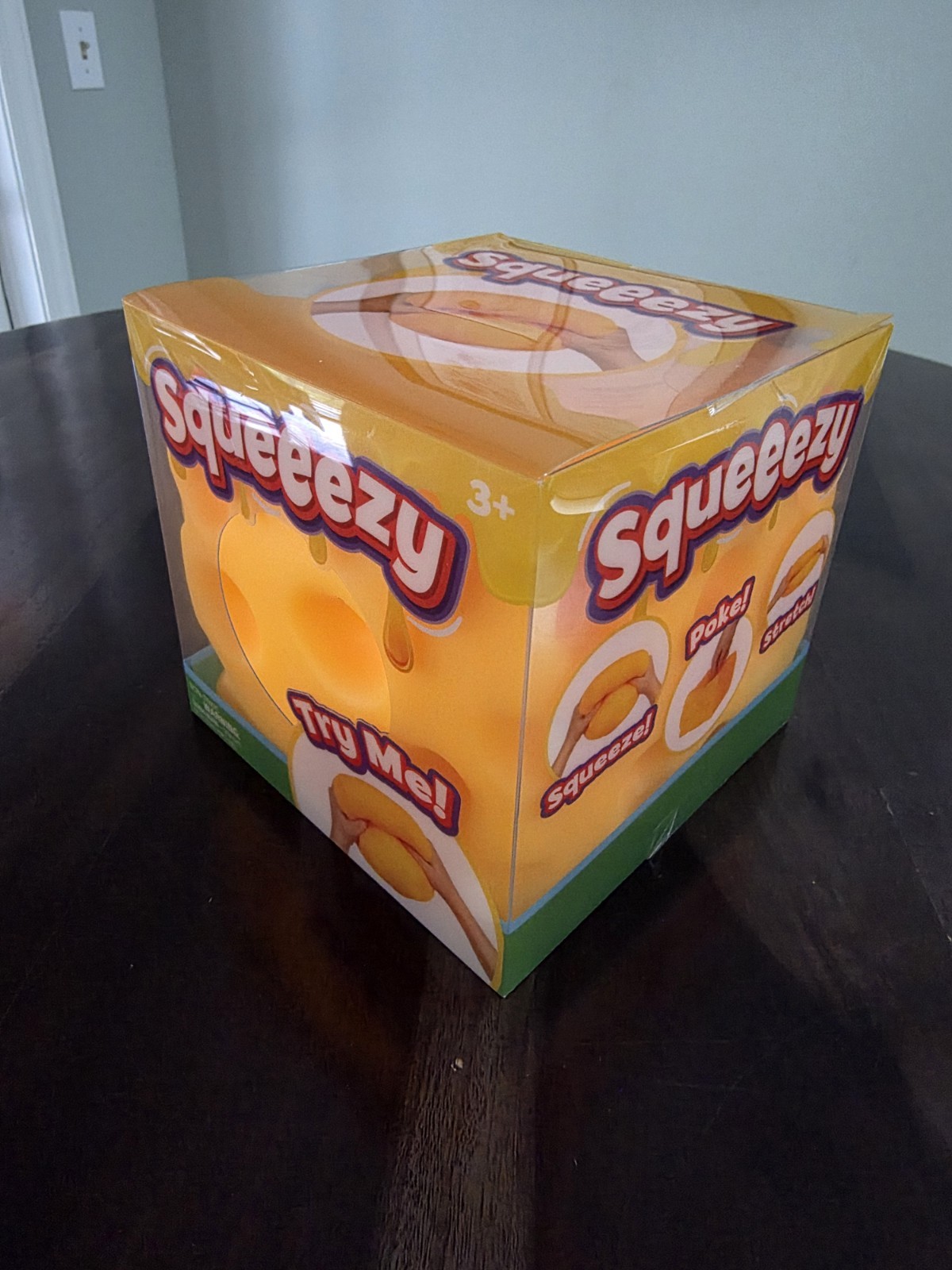 TikTok Viral Sunny Days Toymendous Squeeezy Jumbo Squishy CHEESE Sensory Toys