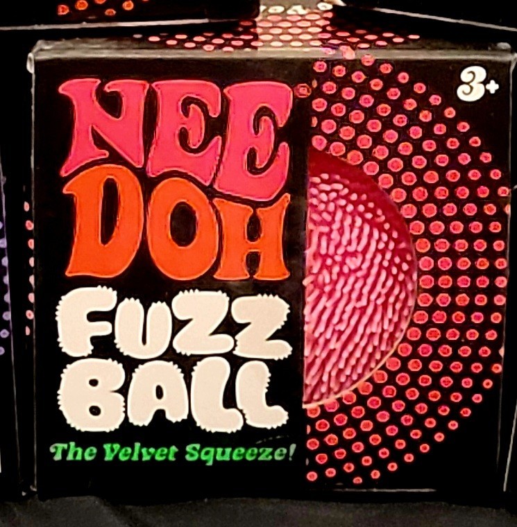 NEE-DOH FUZZ BALL The Velvet Squeeze, All 5 Colors Available 💚🧡💙$15 EACH