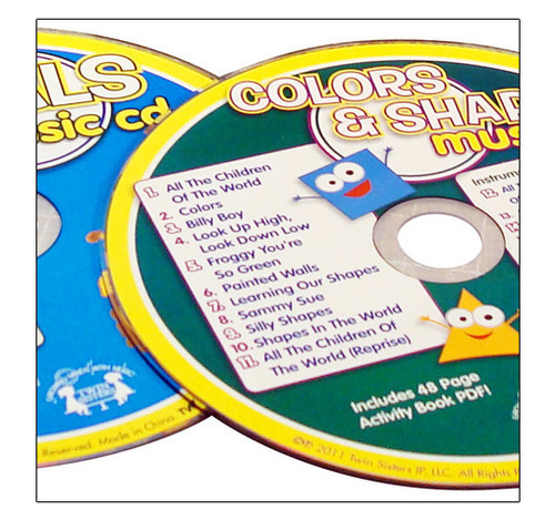Get Ready for Preschool 4 CD Set with Alphabet, Counting, Colors & Shapes books