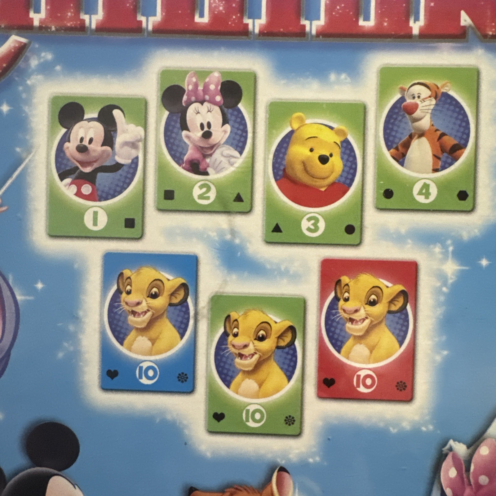 Disney Rummikub Kids Edition Preschool Numbers Learning Game Ages 4+ New/Sealed