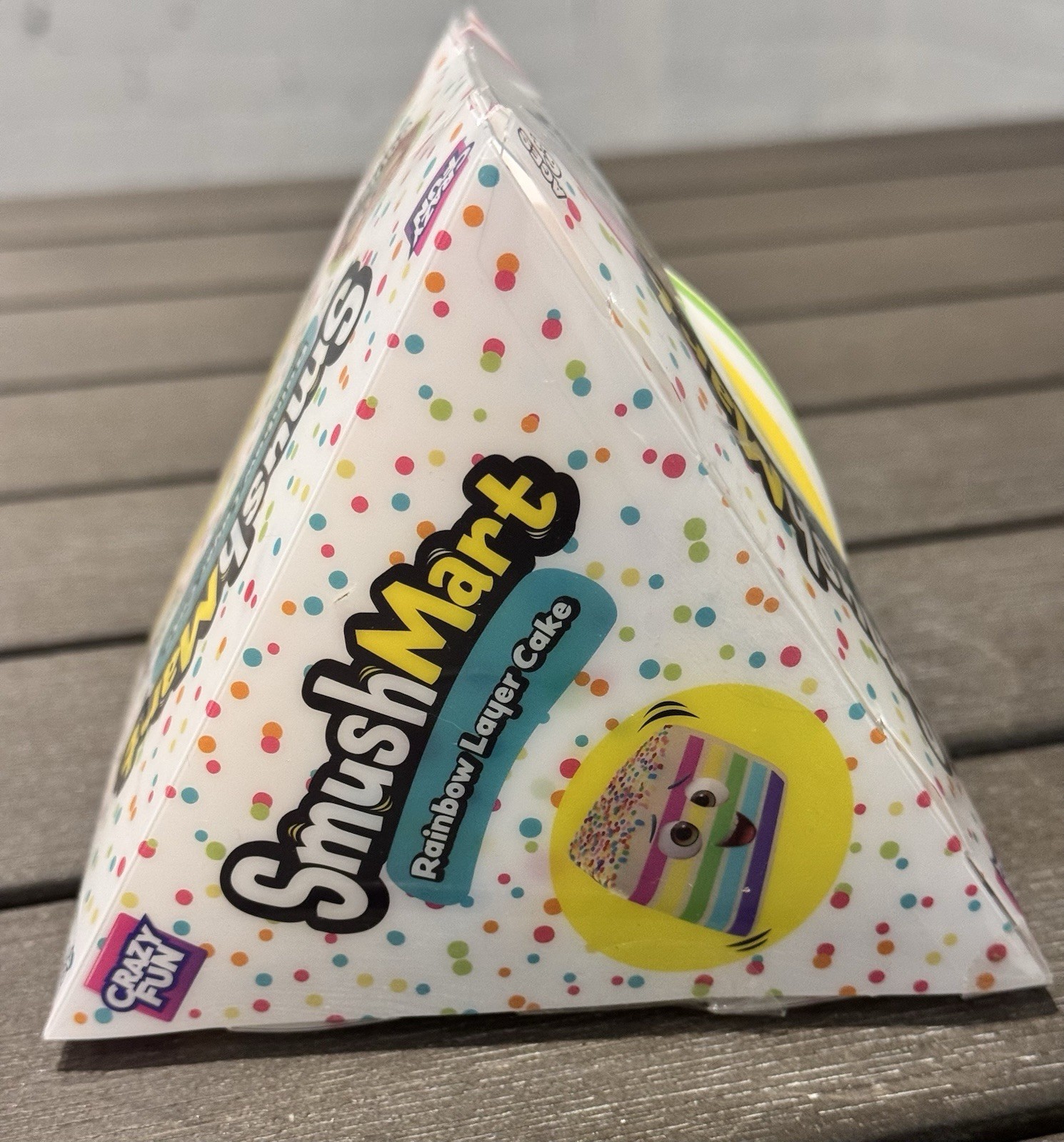 New Crazy Fun SmushMart Rainbow Layer Cake 🌈🍰 Squishy Squeeze Toy Five Below