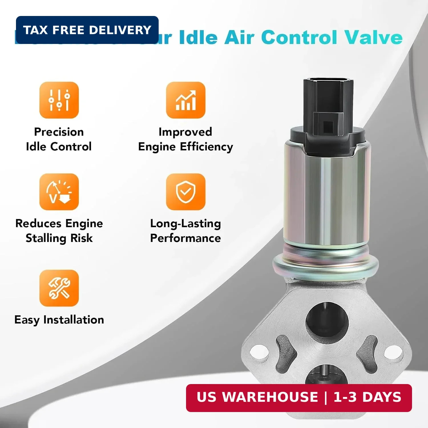 Idle Air Control Valve Compatible with 1997-2004 Ford Expedition F-150 4.6L 5.4L