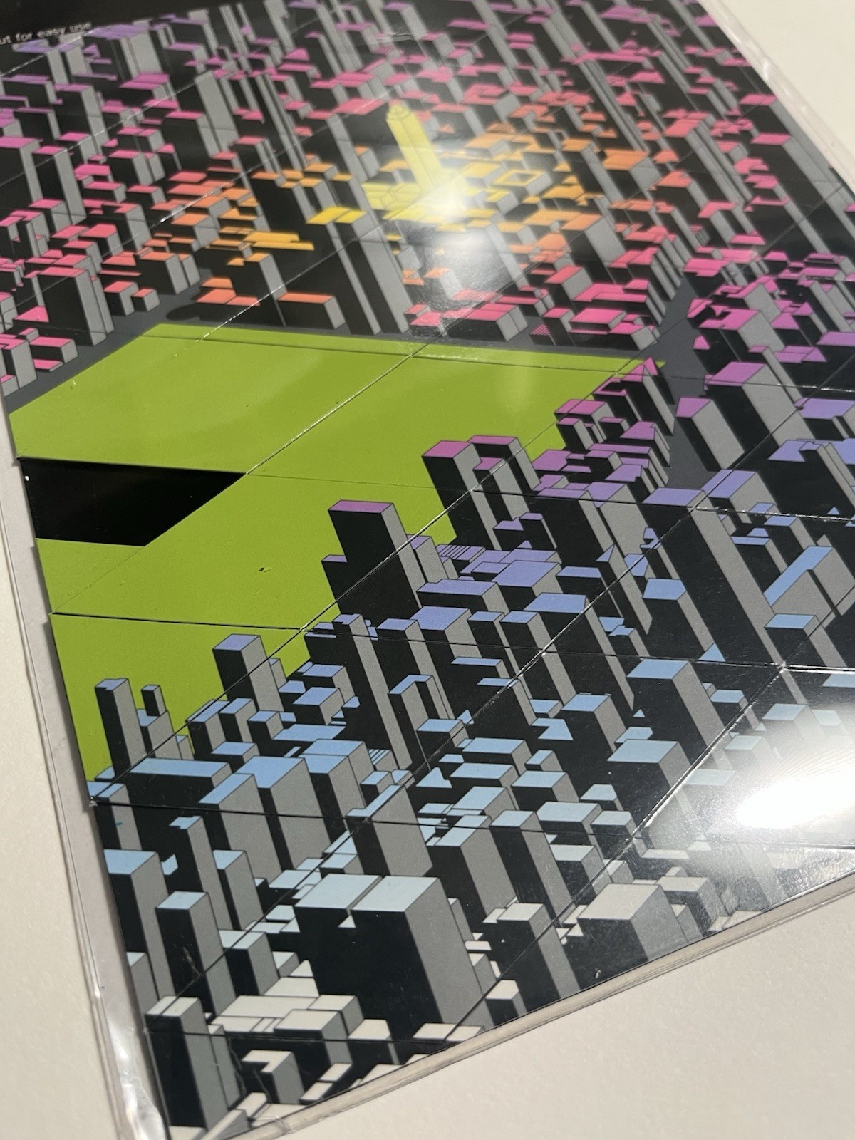 2006 Y2K Magnetic Refrigerator Puzzle MOMA Museum – 8.5″ x 7″ – Kit Grover