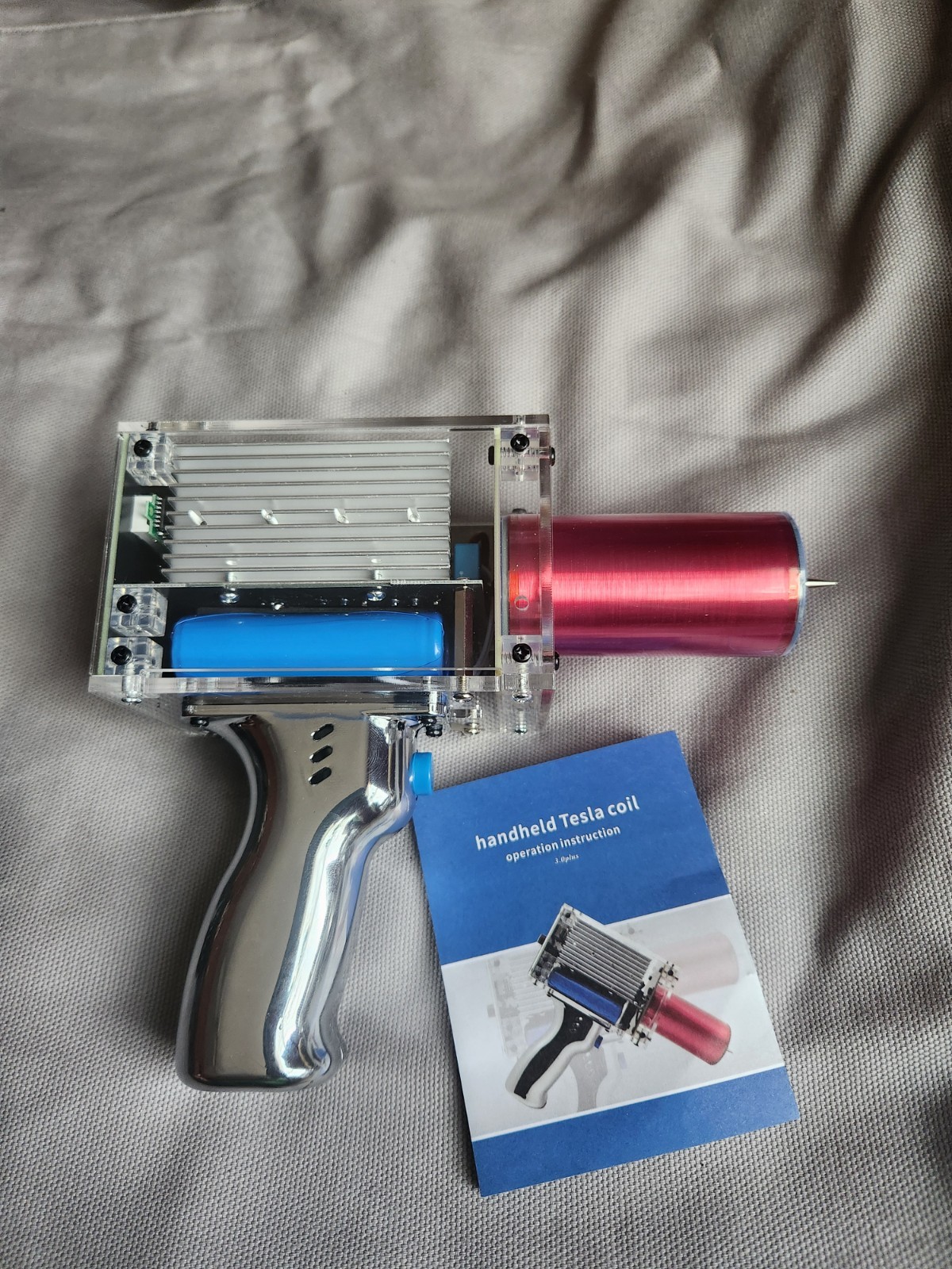 3rd Generation Plus Enhanced (2200mAH) Tesla Coil Gun Magnetic Energy Generator,
