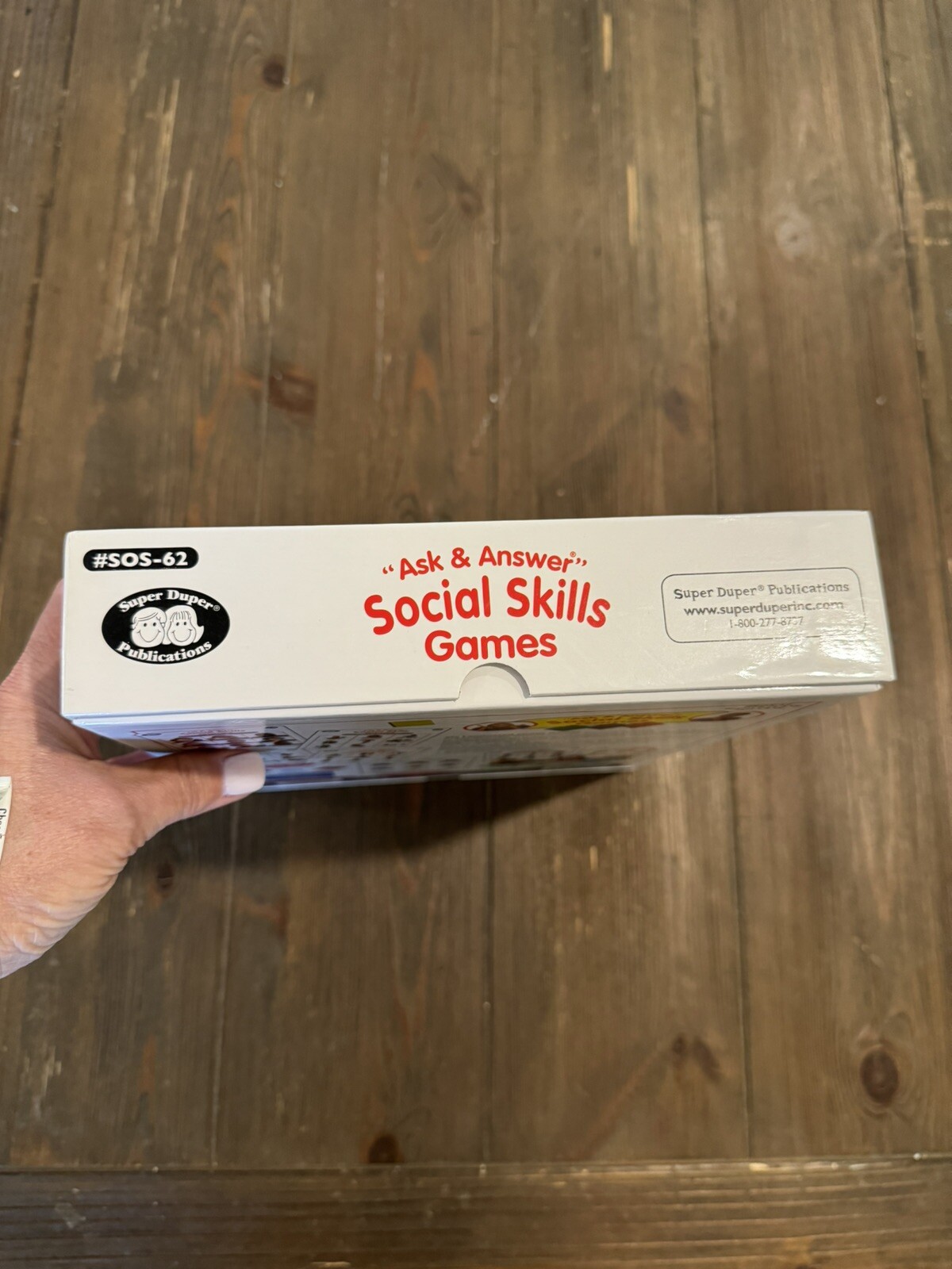 Super Duper Ask & Answer Social Skills Games SOS-62 Prek & Up New