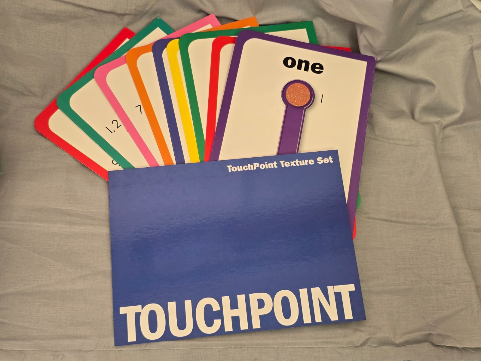 TouchMath Texture Cards Multisensory Math Animals Fruit Shapes 2021 TM1900