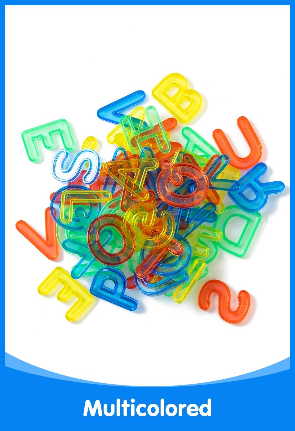 Odoorgames 52 Pcs Translucent Capital Letters – Standard,