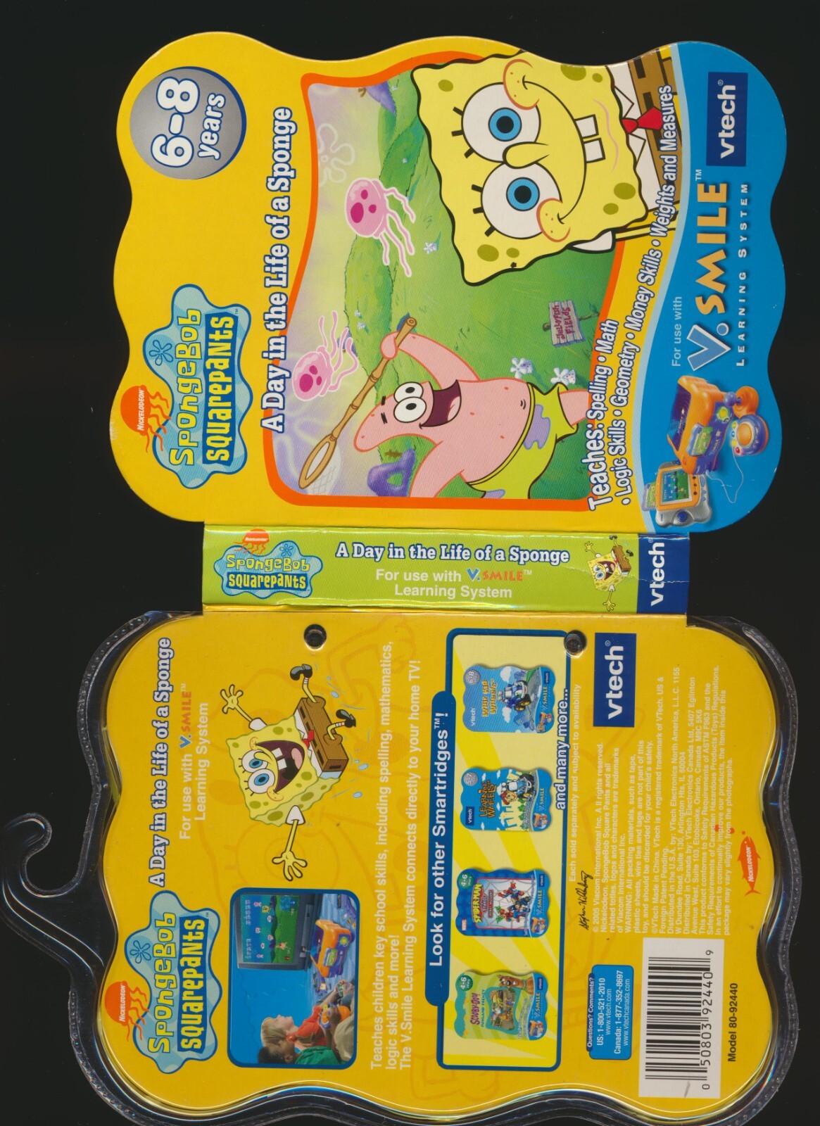 Vtech Spongebob Squarepants Game V Smile Nickelodeon New In Box SEALED
