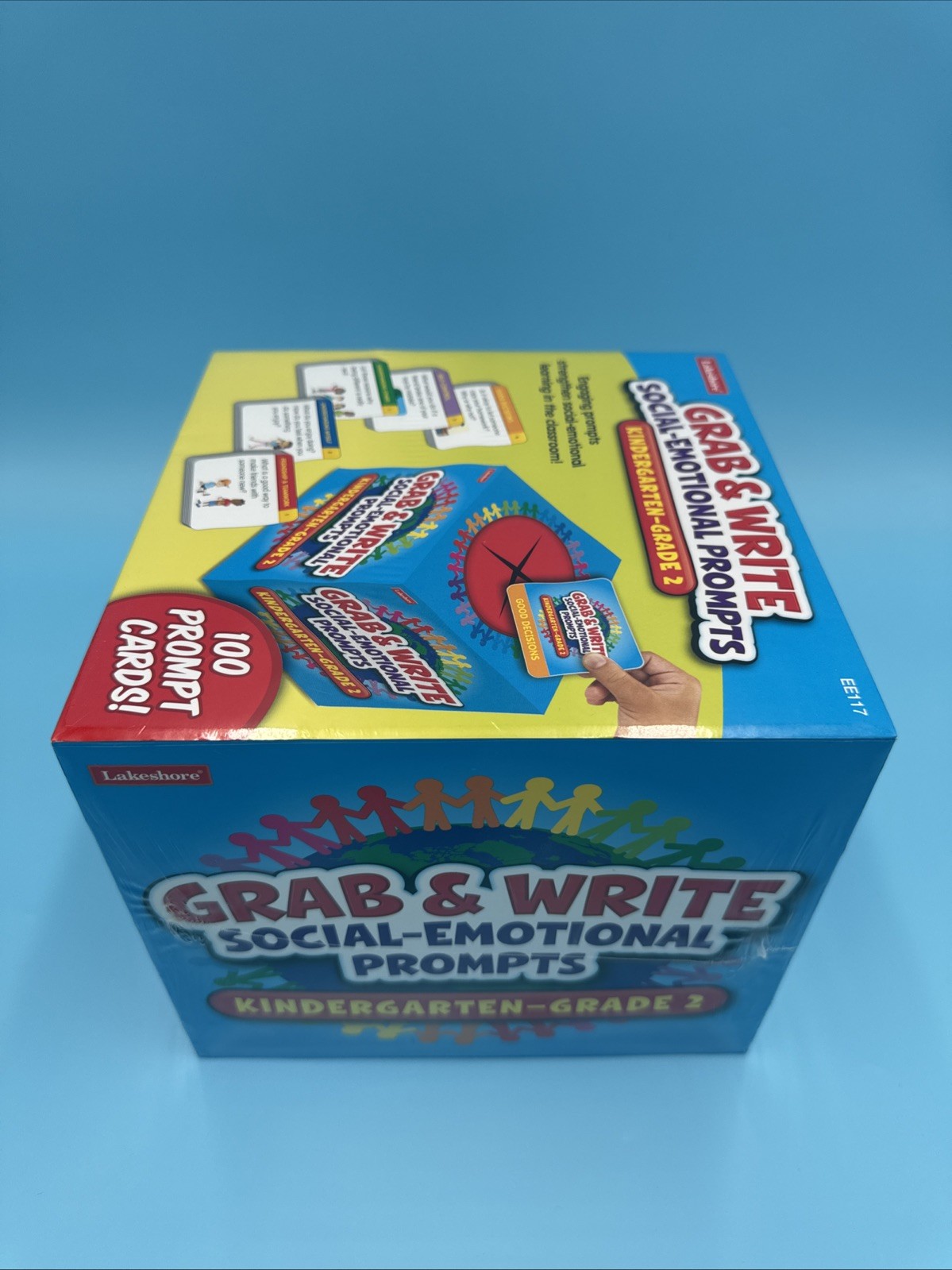 Lakeshore Grab & Write Social Emotional Prompts-grade K-2/100 Cards New!! EE117