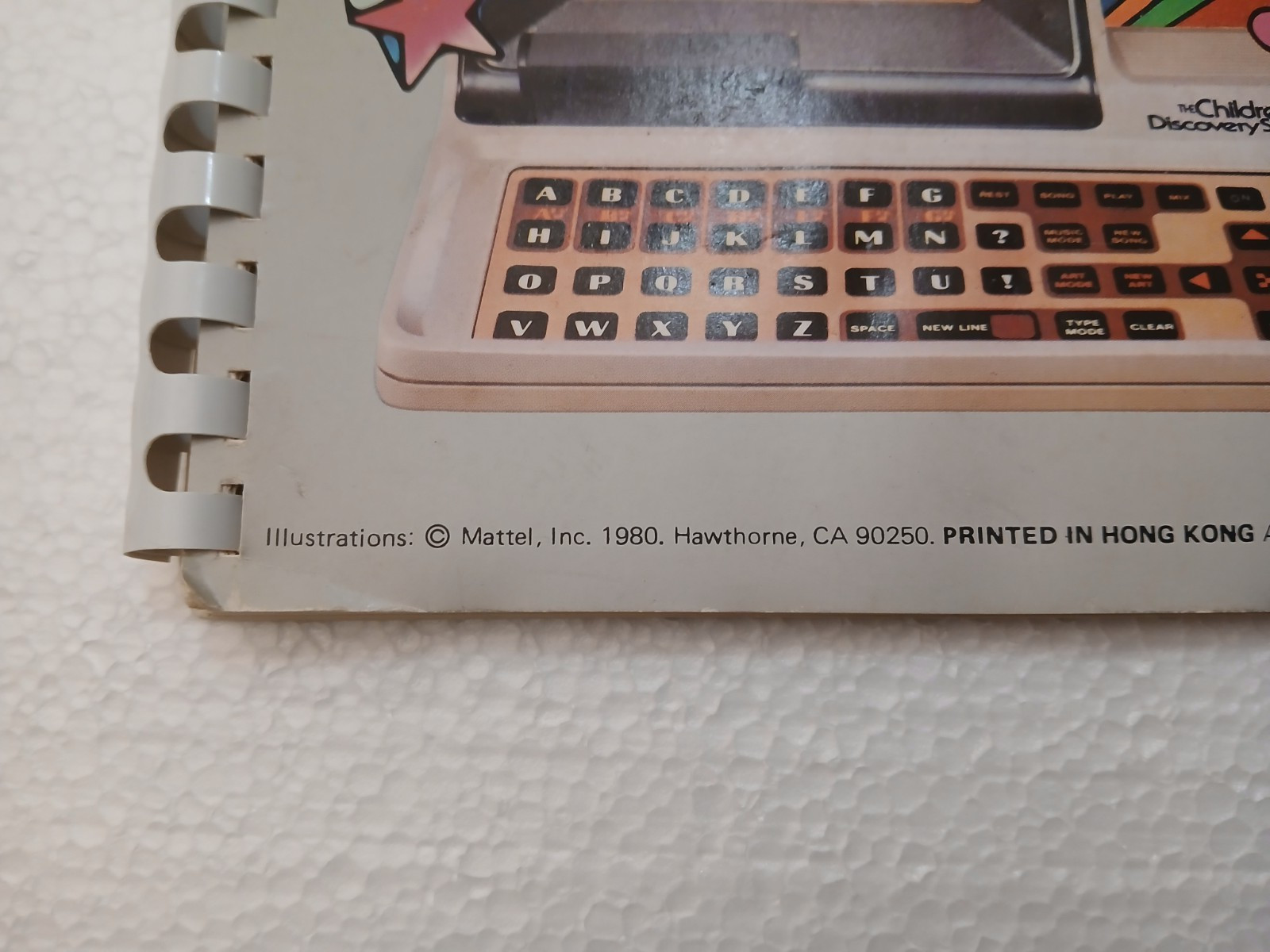 3 Diff. Mattel Children’s Discovery System Activity Books 1980-81 Math Foods +