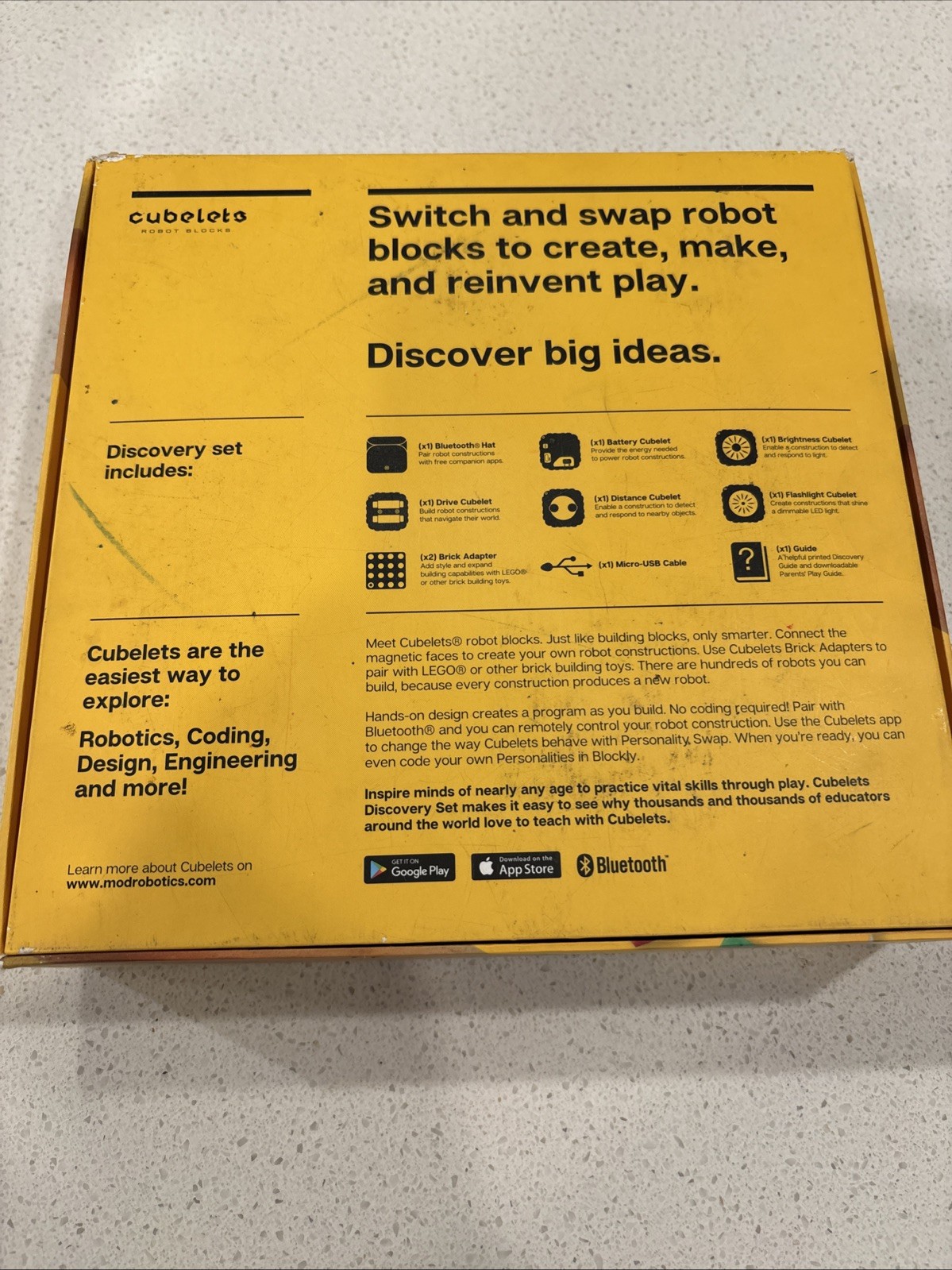 Discovery Set Cubelets-App Enriched Robot See Description