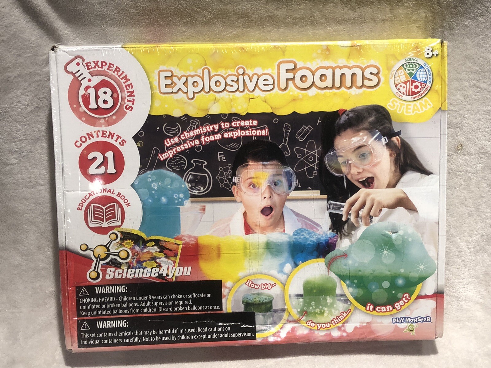 Science4You – Explosive Foams Kids Youth Game Fun