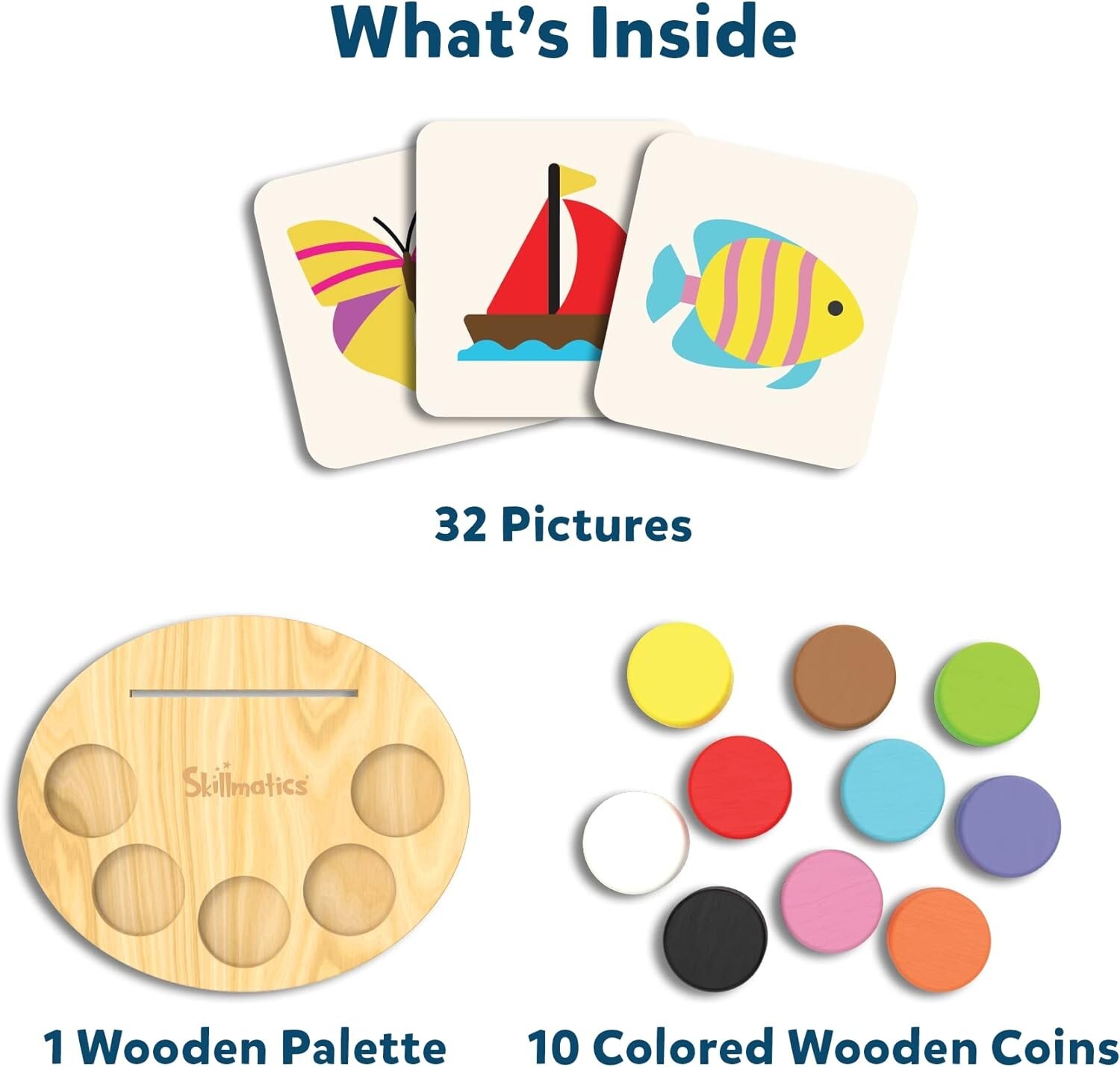 Skillmatics Educational Game Toy Picture Palette Ages 3-6 Fine Motor, Decisions