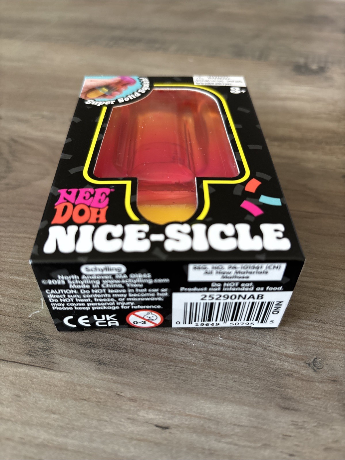 Nee Doh Nice-sicle Pink And Yellow Multi Color Hard To Find