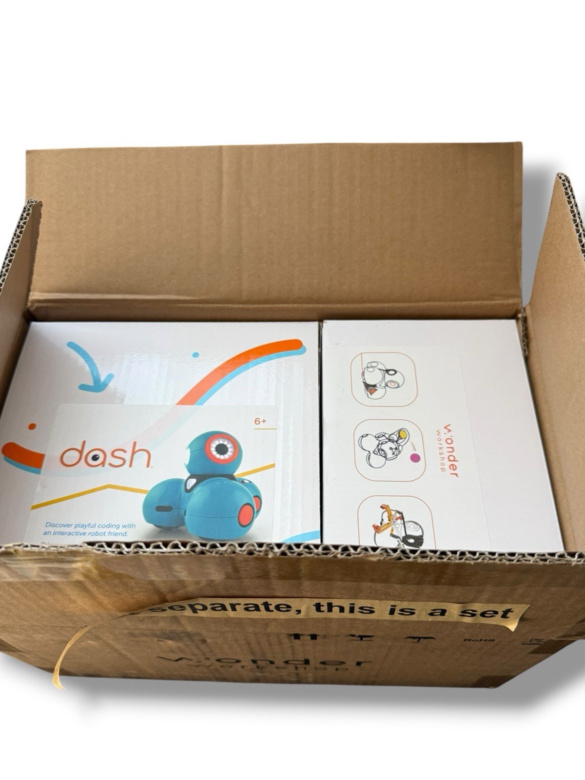 Wonder Workshop Dash Robot Wonder Pack Bundle – NEW & SEALED – Coding – STEM