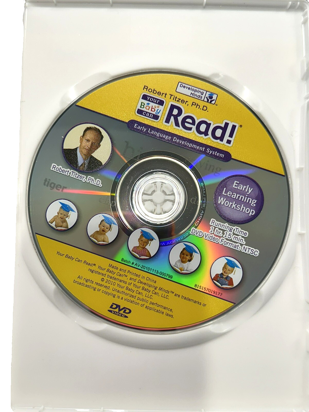 Baby’s First Teacher Early Learning Development System 5 Volumes 1 DVD & Cards