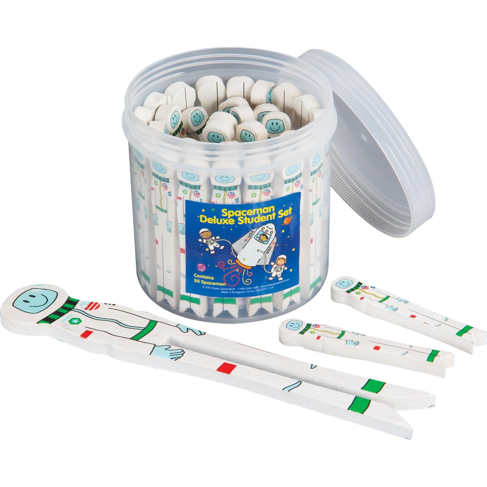 Really Good Stuff Teacher & Student Spaceman Kit – 30 Student Size, 1 Teacher Si