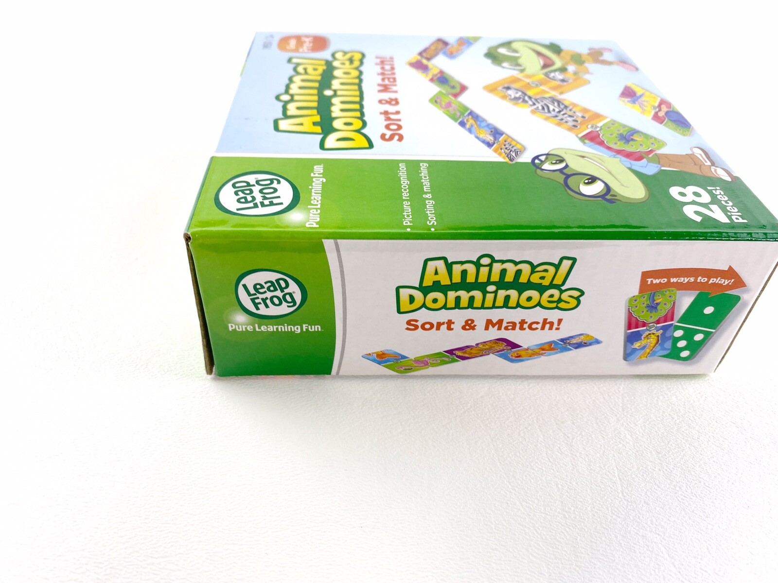 Leap Frog Animal Dominoes Sort & Match Education Toy Grade Pre-K 28 Pieces