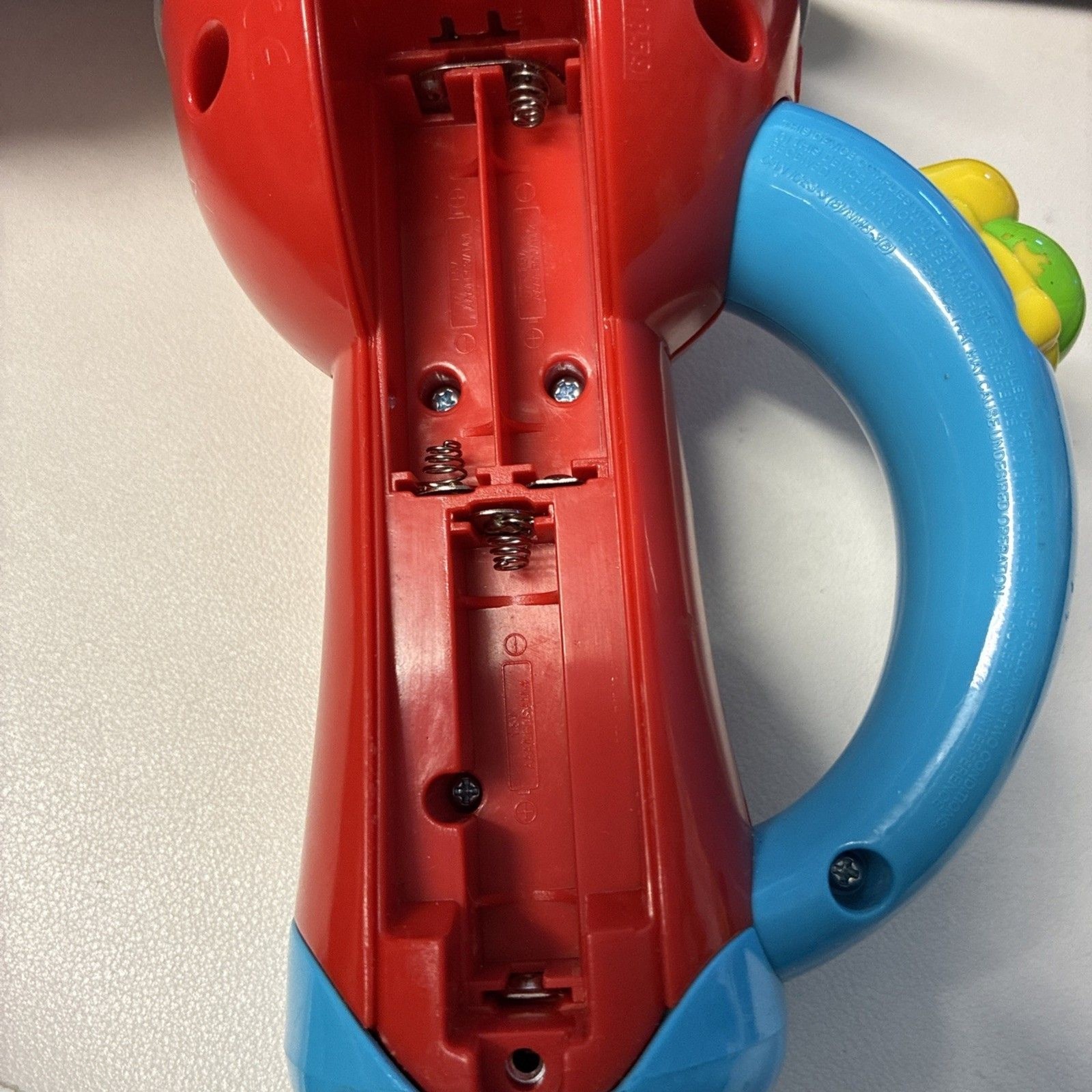 Vtech Spin And Learn Color Flashlight Music Educational Red & Blue