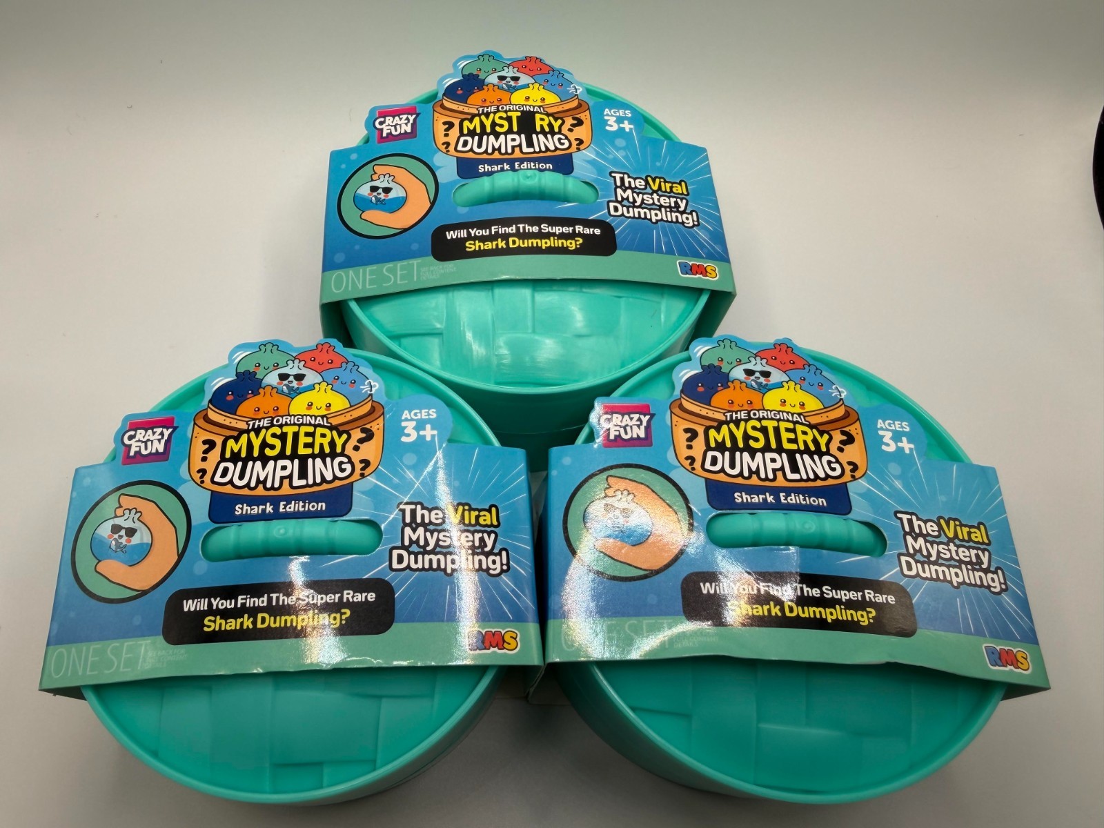 RMS Dumpling Shark Edition-Opened, Lot of 3!