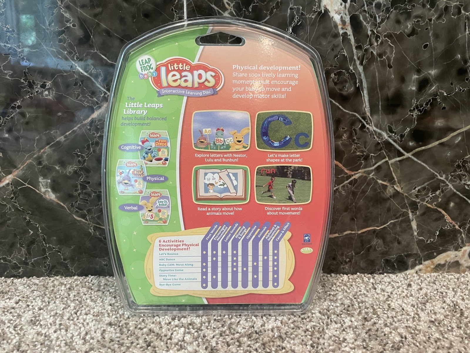 Leap Frog Baby Little Leaps Play And Move Learning System Baby 9+ Months DVD
