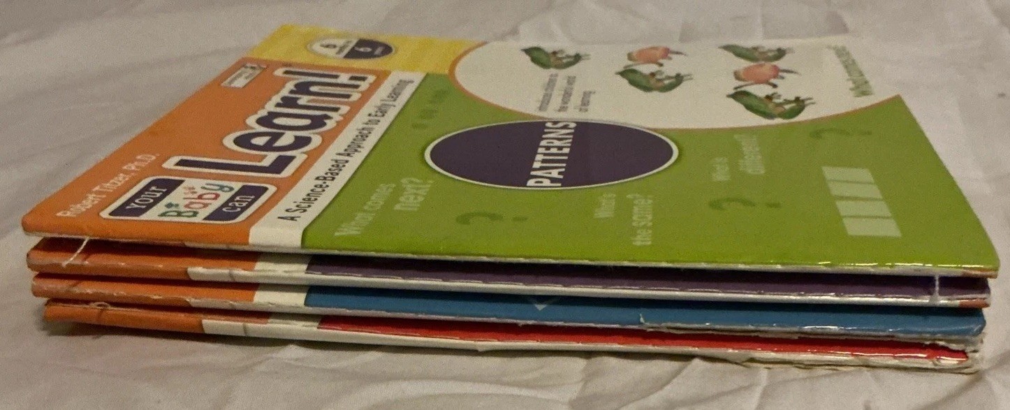 Lot Of 4 Your Baby Can Learn Books! Shapes, Numbers, Patterns, And Prepositions