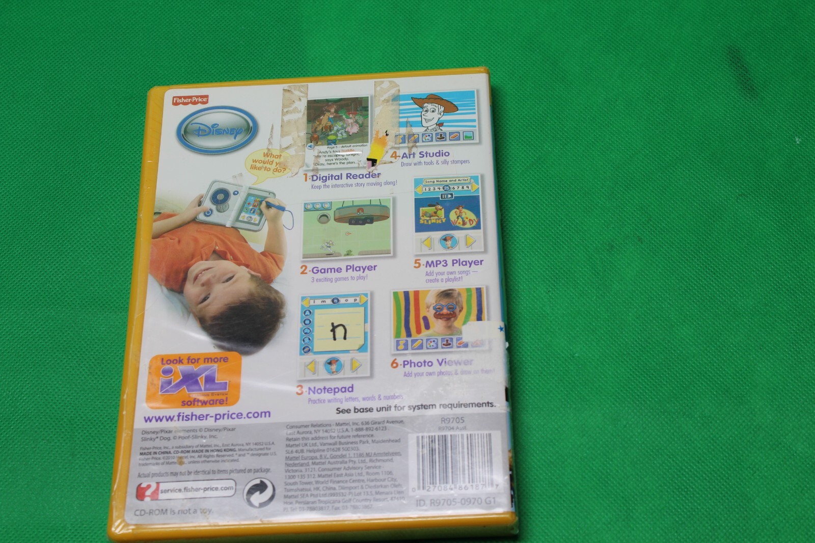 FISHER PRICE iXL – TOY STORY 3 DISNEY PIXAR KIDS LEARNING GAMES CD-ROM sealed