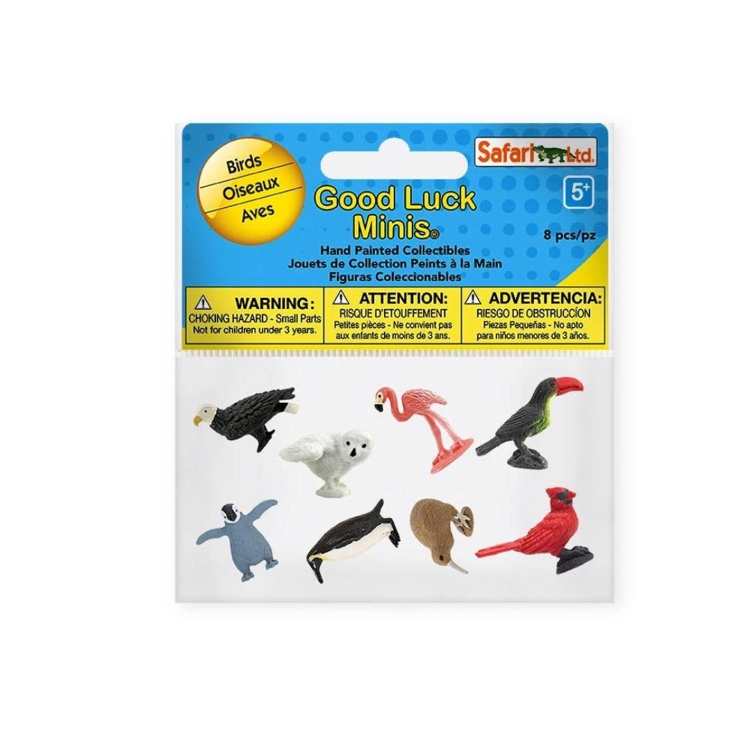 Birds Fun Pack – Good Luck Minis – Hand Painted Collectibles – Safari Ltd 100217