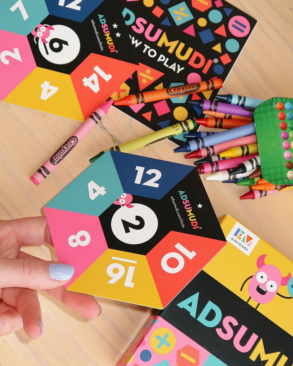 Evermade Adsumudi Math Game – The Monstrously Fun, Smart Game for Kids to Practi