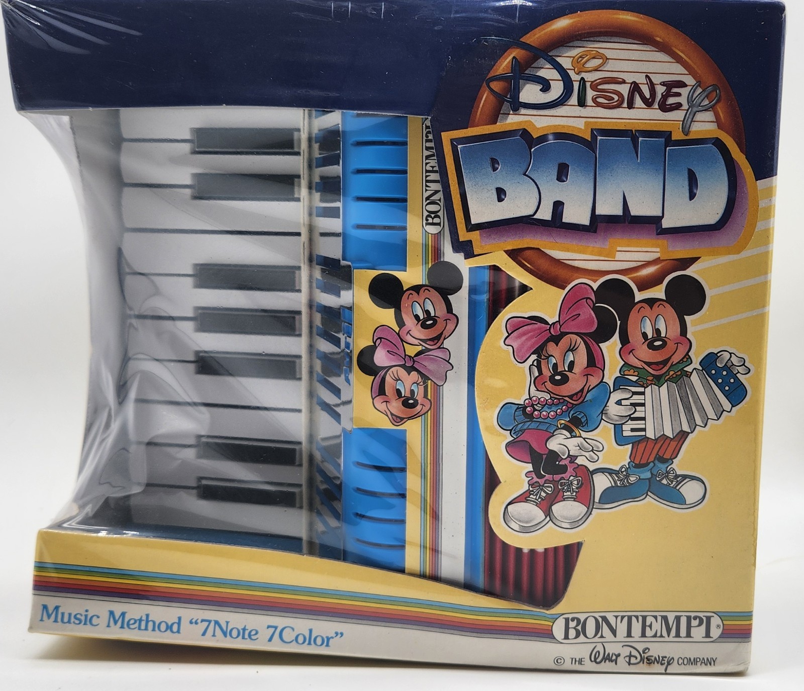 Vintage The Walt Disney Company Band Accordio Music Method “7Note 7Color” ITALY