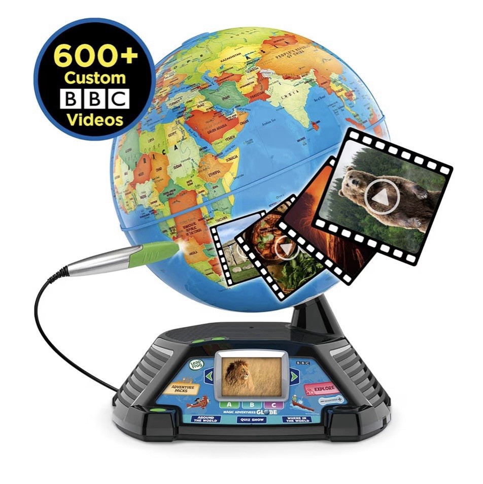 LeapFrog Magic Adventures Globe Interactive Learning, BBC Maps, Ages 5+