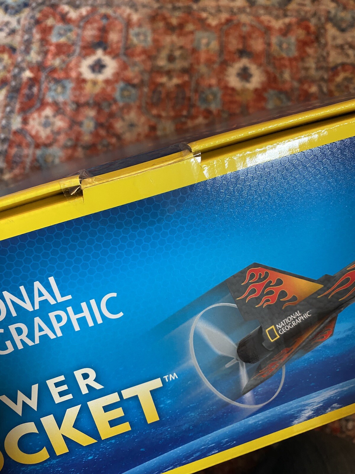 National Geographic Power Rocket (New, Sealed) 200 Feet, Blue Marble