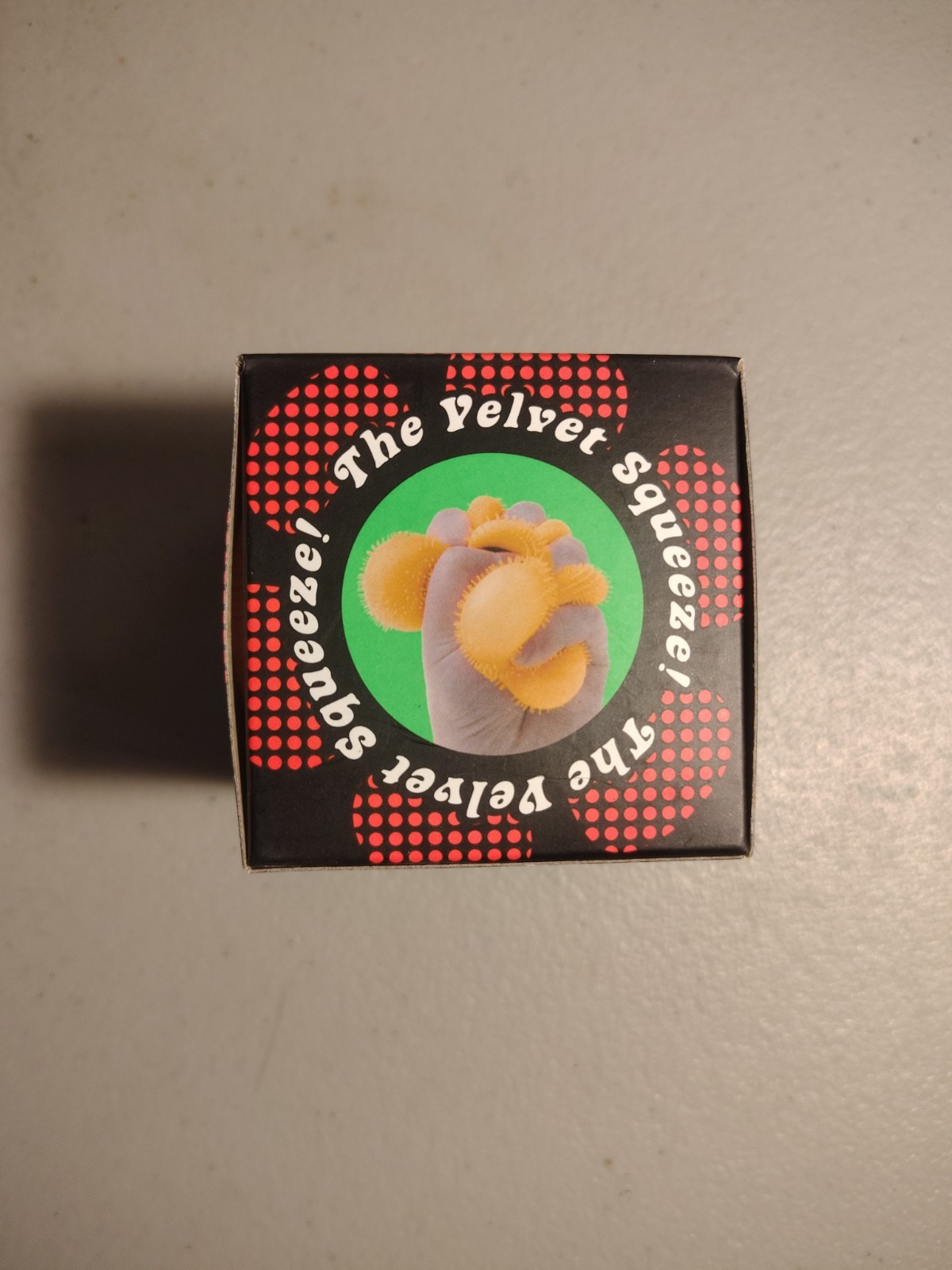 ORANGE Needoh FUZZ BALL Flower Power Nee Doh Squish Stress Ball NEE-DOH Fuzzball