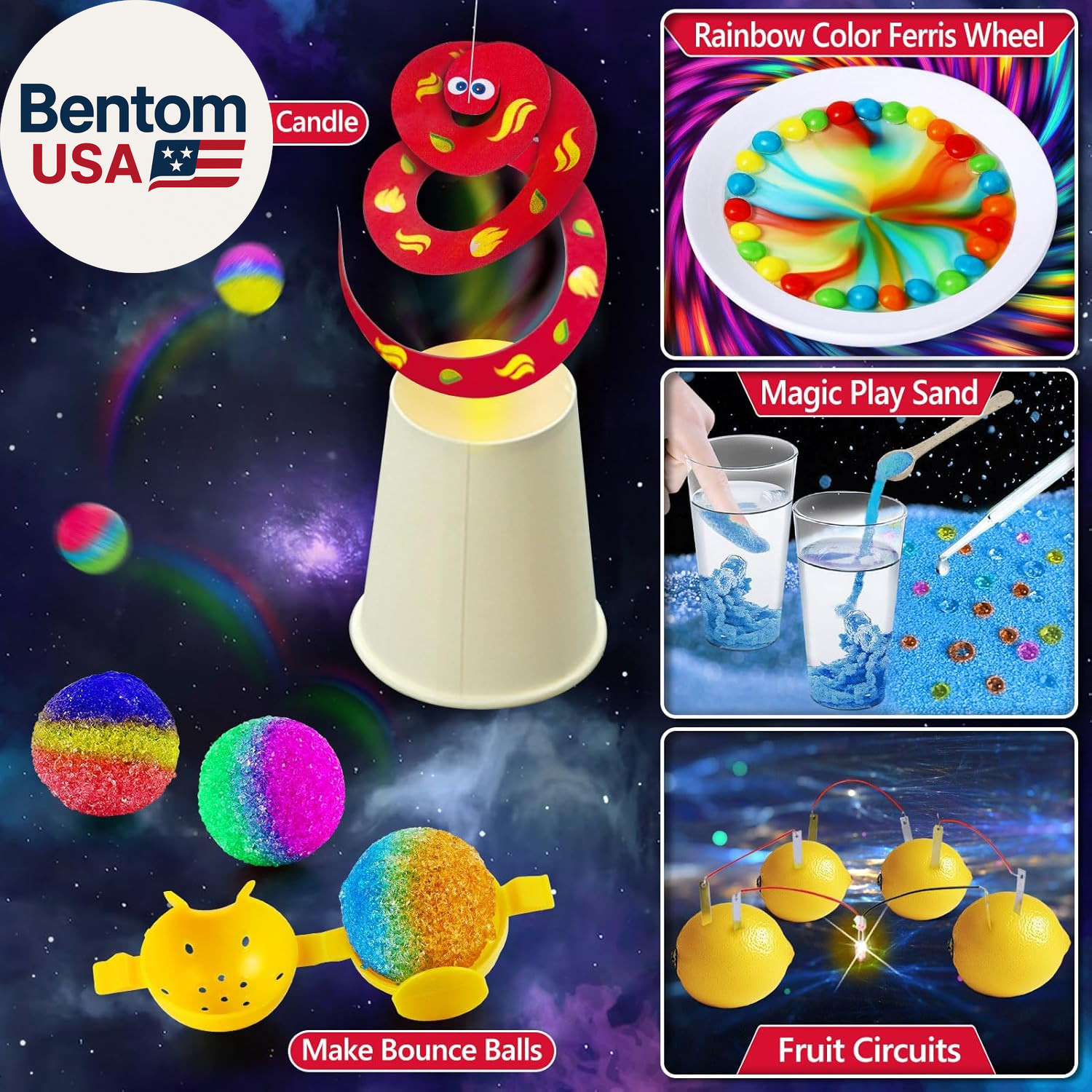 210 Experiments Science Kit for Kids, Boys Girls Birthday Toys Gifts Idea, Chemi