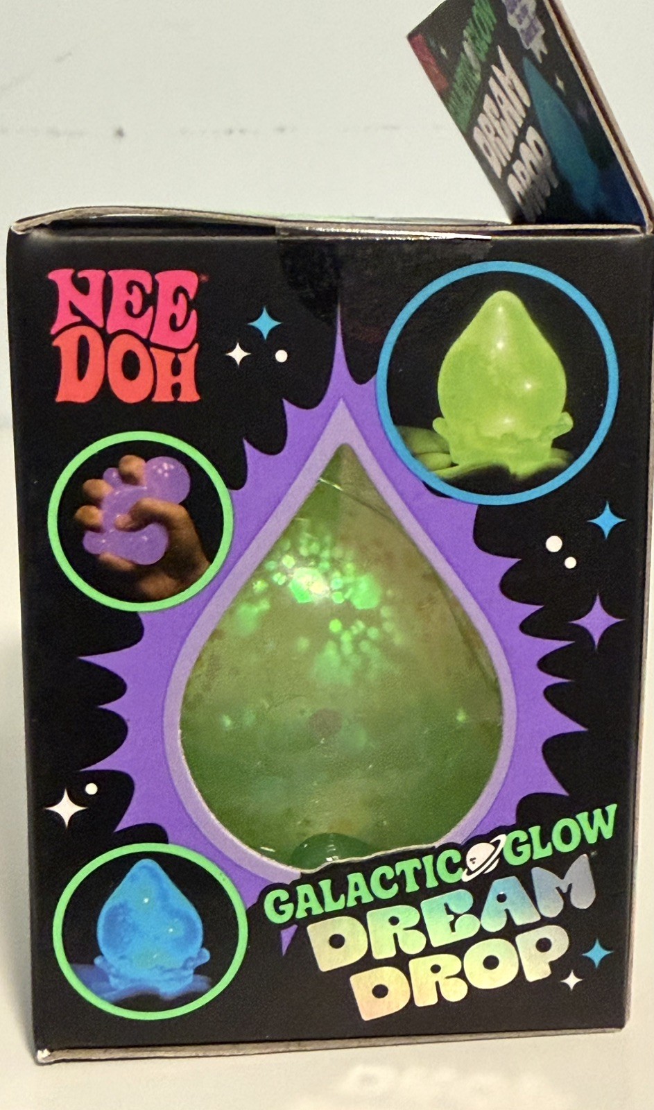Galactic Glow Dream Drop NeeDoh GREEN EXTREMELY RARE AUTHENTIC