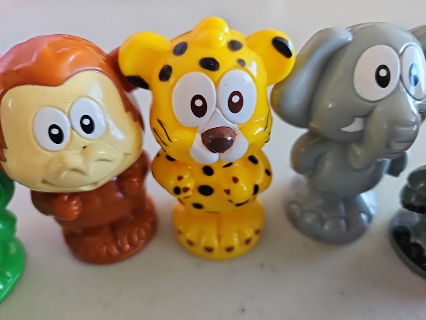 Vtech Smartville Alphabet Animal Replacement Interactive Plastic Figures 7 Lot