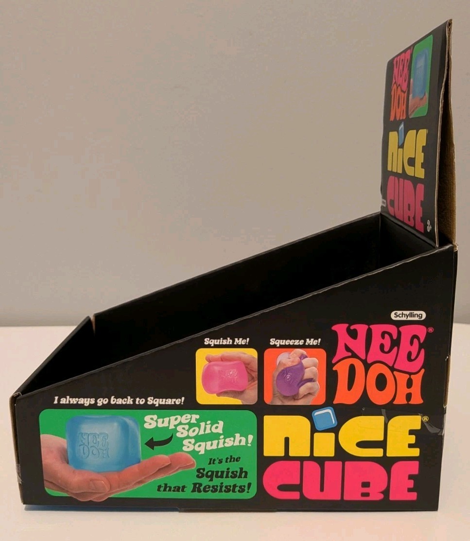 Nee Doh Nice Cube Schylling Display Box Only!