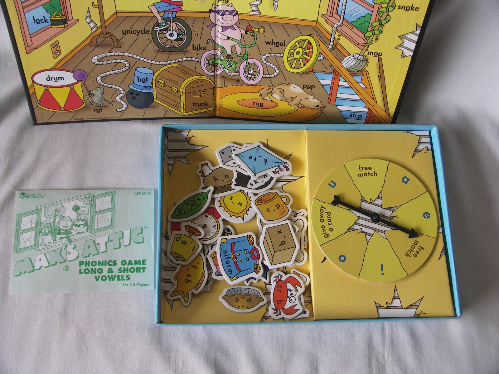 Max’s Attic Phonics Game Long & Short Vowels Learning Resources Complete