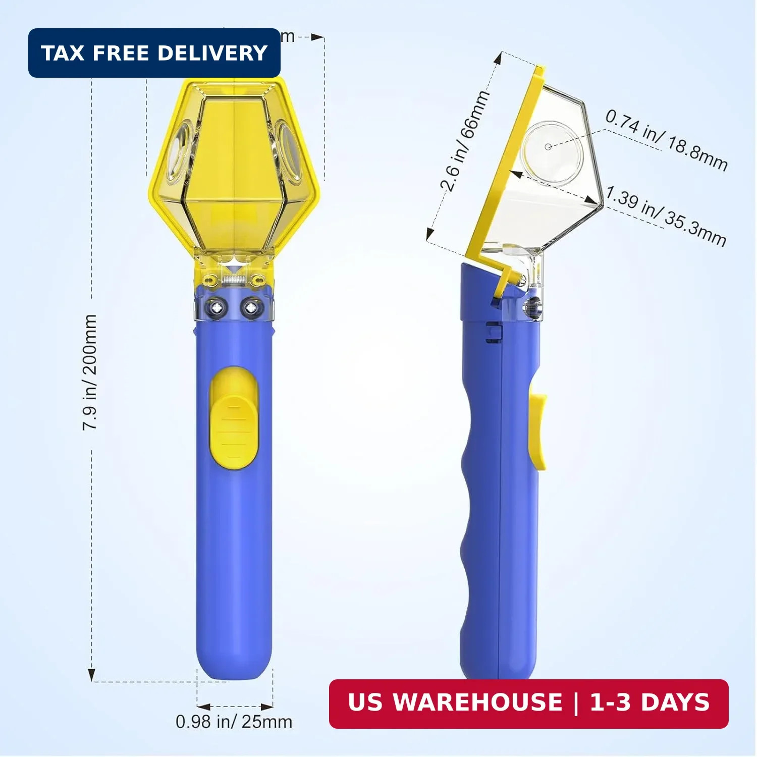 Bug Catcher for Kids with 6X Magnifier, 2 Pack STEM Educational Learning Toys Ki
