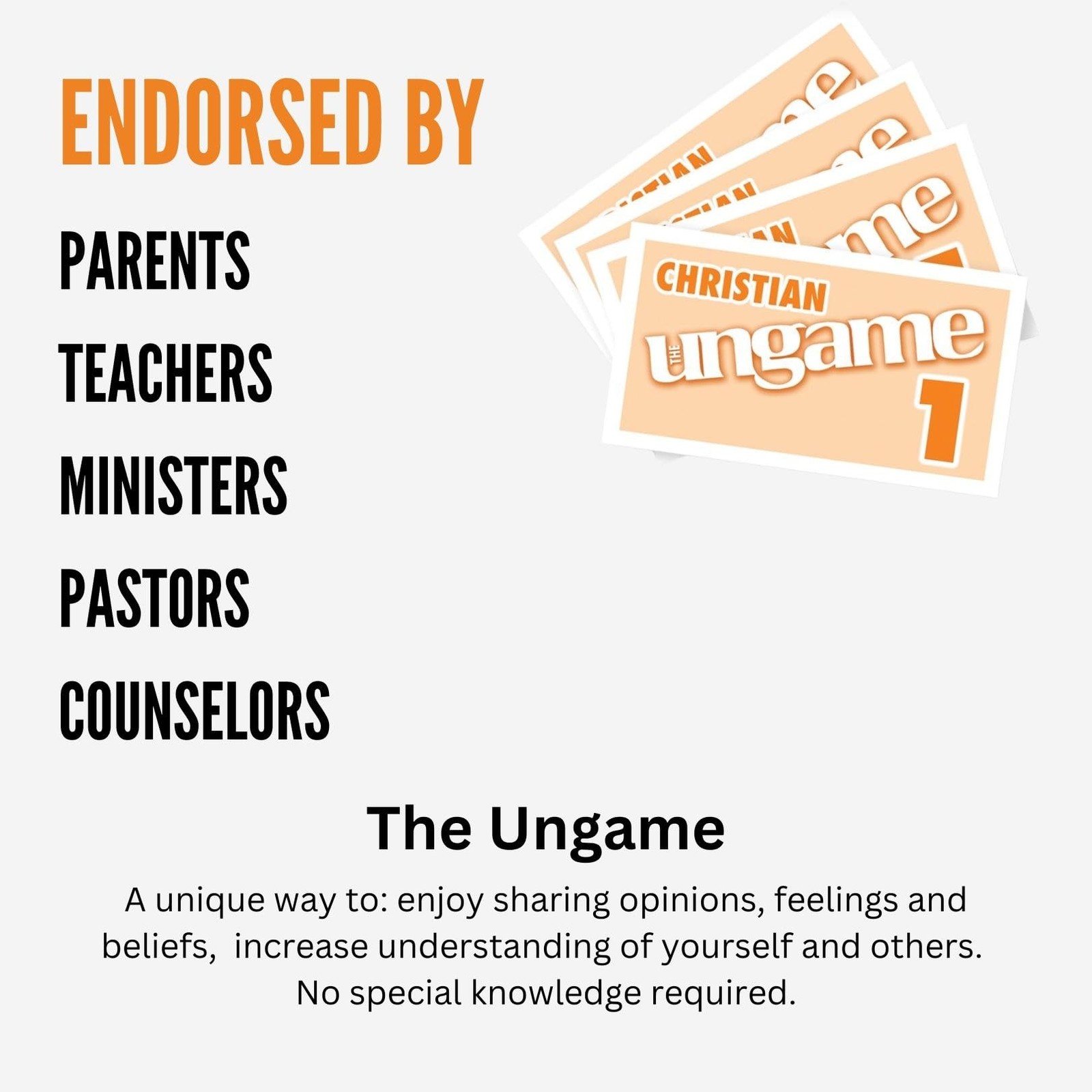 Pocket UNGAME Christian Version – Fun and Educational Game for Kids – Ideal f…