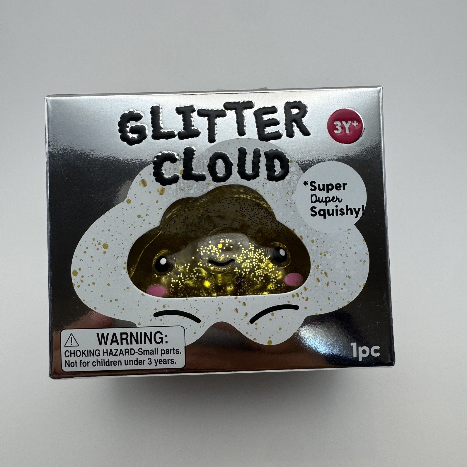 J’adore – Glitter Cloud – Gold Super Duper Squishy Squeeze Toy